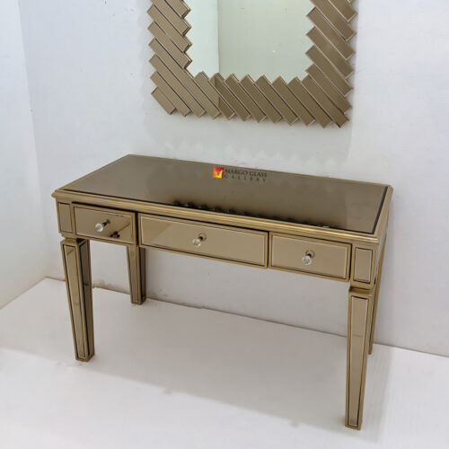 Brown Mirrored Console Table MG 006342