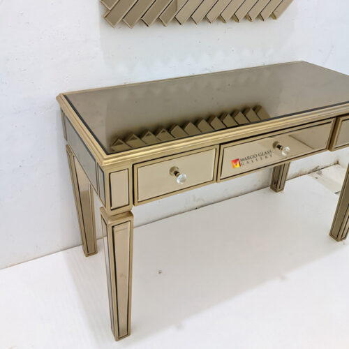 Brown Mirrored Console Table MG 006342