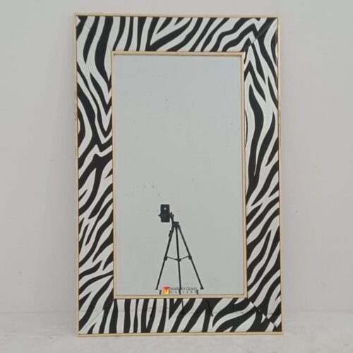 Rectangle Black Wall Mirror Contemporer MG 013113
