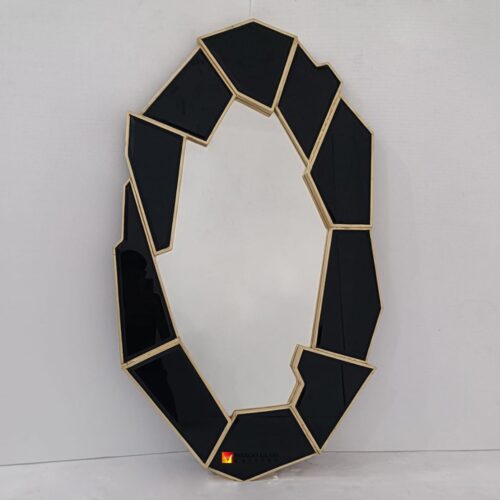 Decorative Wall Mirror Black Frame MG 013120