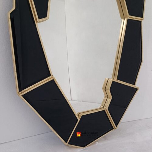 Decorative Wall Mirror Black Frame MG 013120