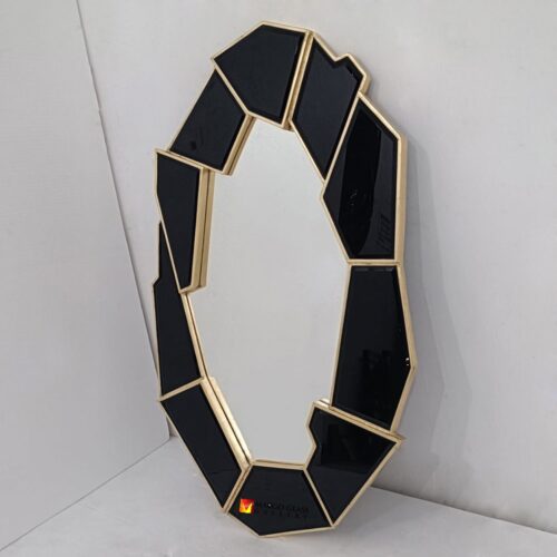 Decorative Wall Mirror Black Frame MG 013120