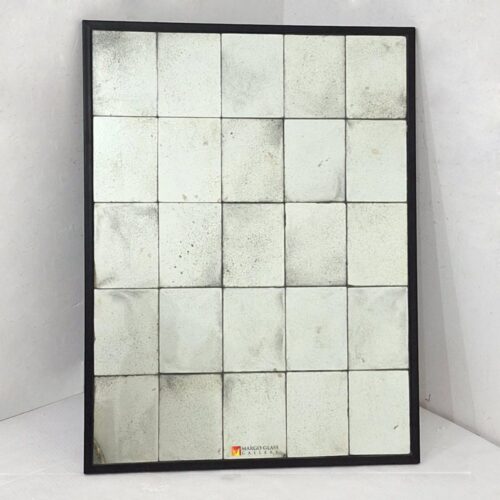 Rectangle Antique Mirror With Metal Frame MG 014557