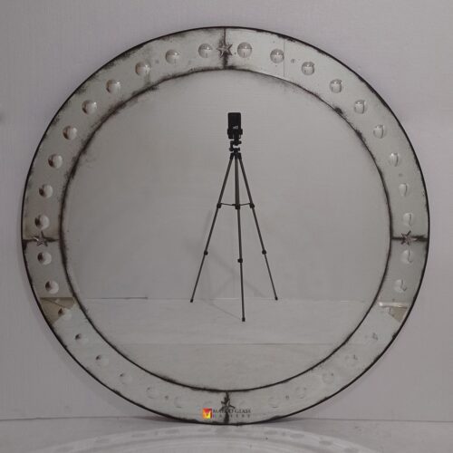 Antique Round Wall Mirror Bubble MG 014574