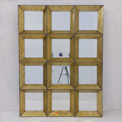 Eglomise Rectangle Wall Mirror MG 018126