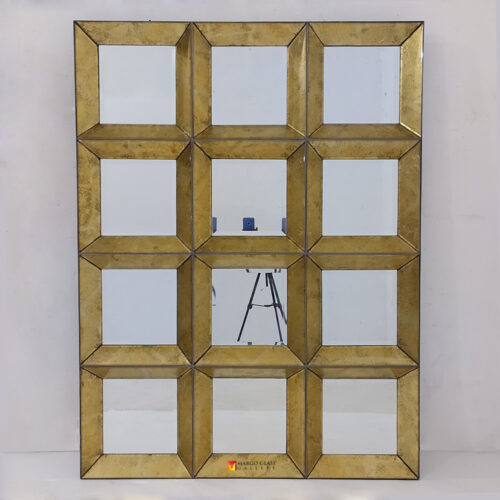 Eglomise Rectangle Wall Mirror MG 018126