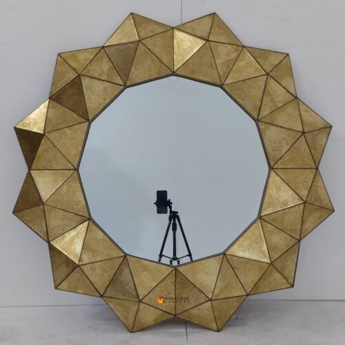 Eglomise Diamond Wall Mirror MG 018129