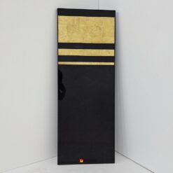 Black And Gold Eglomise Mirror MG 018132