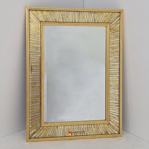 Rectangular Decorative Eglomise Mirror MG 018133