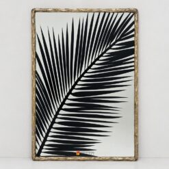 Acid Palm Leaf Wall Mirror MG 020011