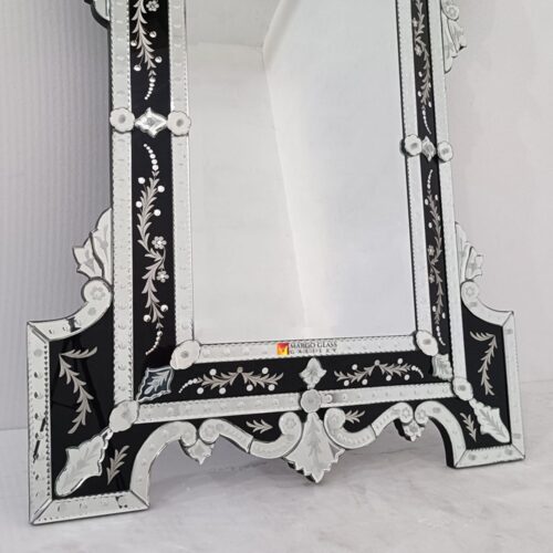 Venetian Mirror Black Venezia MG 080175
