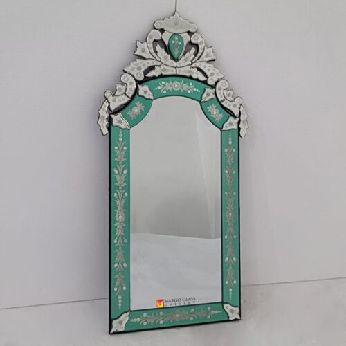 Green Venetian Mirror Cannaregio MG 080178